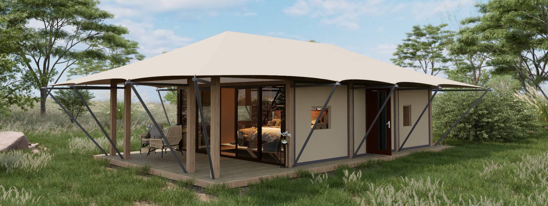 定结县户外酒店帐篷厂家